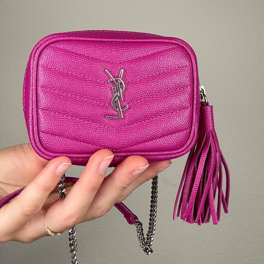 YSL Pink Mini Crossbody